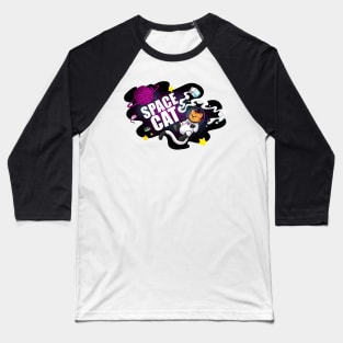 Space Cat Baseball T-Shirt